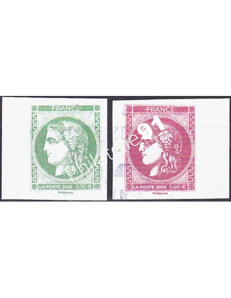 n° 5450 à 5451, Issus de carnet, Collection Timbres France