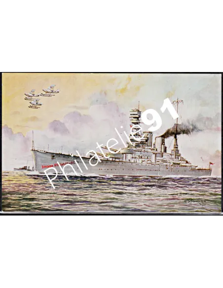 Carte postale - -H.M.S RENOWN- - Flotte anglaise 39/45
