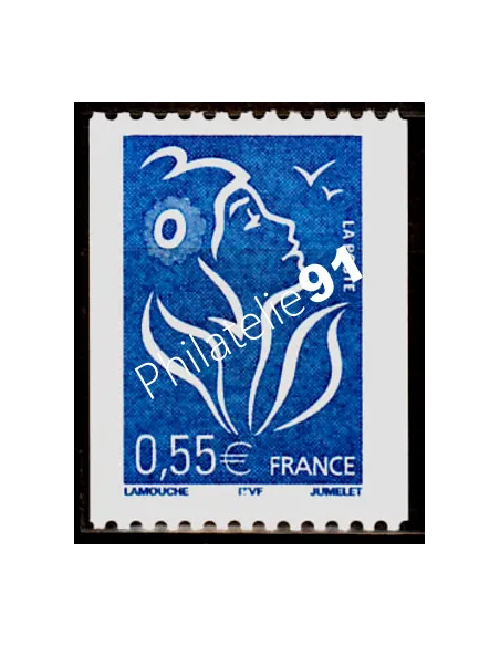 Timbre n° 3807 - Type Marianne de Lamouche. Roulette