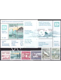 Groenland,Année complète neuve 1987, collection timbre Europe