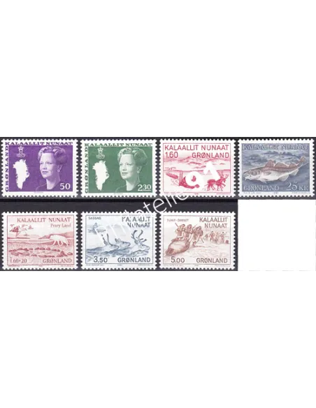 Groenland,Année complète neuve 1981, collection timbre Europe