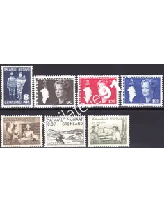 Groenland,Année complète neuve 1980, collection timbre Europe