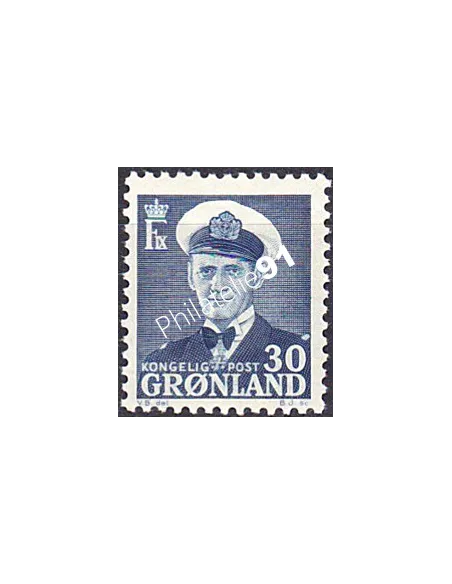 Groenland, n° 23A, Collection timbres d'Europe
