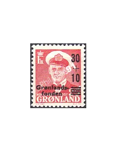 Groenland, n° 33, Collection timbres d'Europe