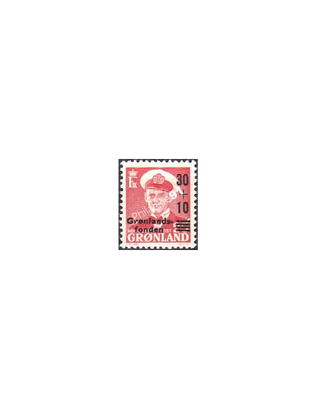 Groenland, n° 33, Collection timbres d'Europe