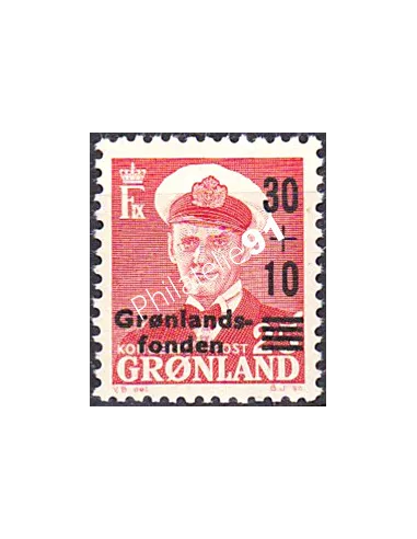 Groenland, n° 33, Collection timbres d'Europe