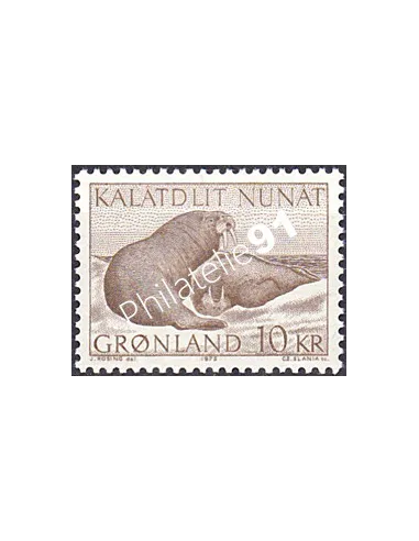 Groenland, n° 71, Collection timbres d'Europe