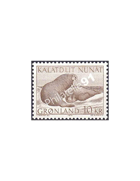 Groenland, n° 71, Collection timbres d'Europe