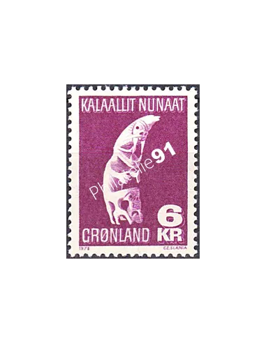 Groenland, n° 99, Collection timbres d'Europe