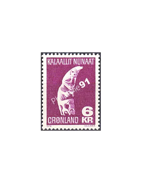Groenland, n° 99, Collection timbres d'Europe