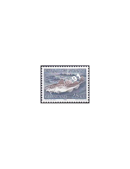 Groenland, n° 117, Collection timbres d'Europe