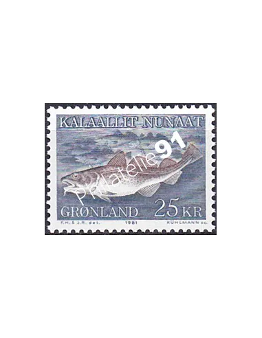 Groenland, n° 117, Collection timbres d'Europe
