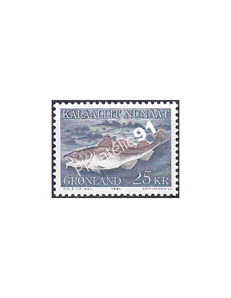 Groenland, n° 117, Collection timbres d'Europe