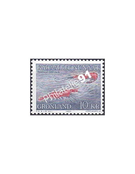 Groenland, n° 121, Collection timbres d'Europe
