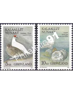 Groenland, n° 164 à 165, Collection timbres d'Europe