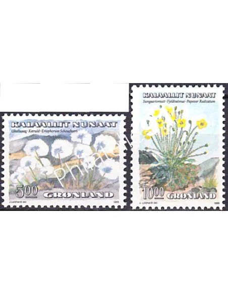 Groenland, n° 185 à 186, Collection timbres d'Europe