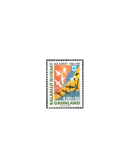 Groenland, n° 208, Collection timbres d'Europe