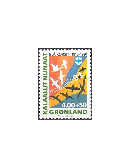 Groenland, n° 208, Collection timbres d'Europe