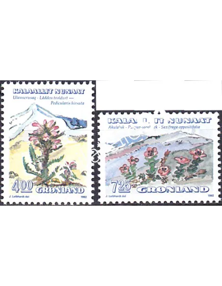 Groenland, n° 211 à 212, Collection timbres d'Europe