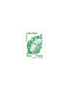 Timbres de France du n° 4593 - Marianne "Lettre verte" 20 g