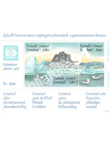 Groenland, Bloc-Feuillet n° 1, Collection timbres d'Europe
