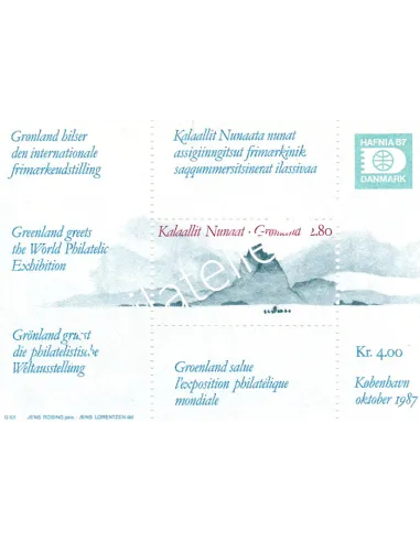 Groenland, Bloc-Feuillet n° 2, Collection timbres d'Europe