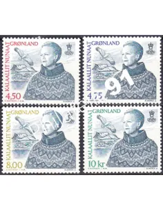 Groenland, n° 334 à 337, Collection timbres d'Europe