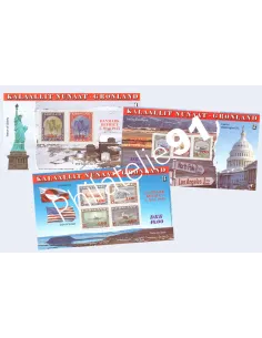 Groenland, Blocs-Feuillets n° 6 à 8, Collection timbres d'Europe