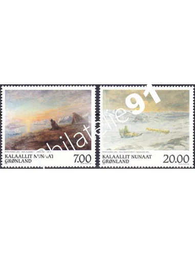 Groenland, n° 316 à 317, Collection timbres d'Europe
