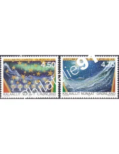 Groenland, n° 338 à 339, Collection timbres d'Europe