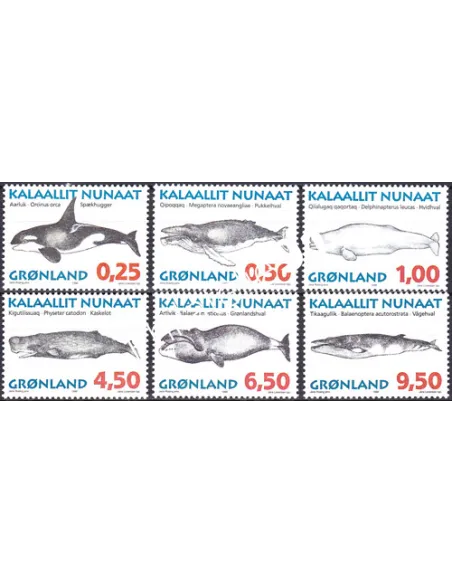 Groenland, n° 266 à 271, Collection timbres d'Europe