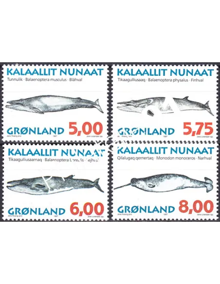 Groenland, n° 284 à 285, Collection timbres d'Europe