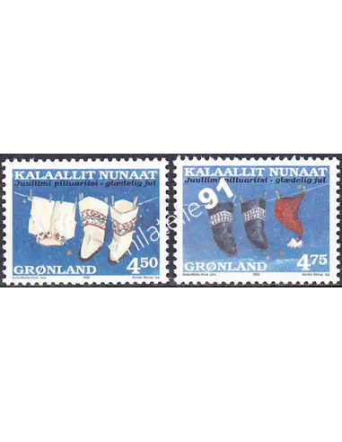 Groenland, n° 308 à 309, Collection timbres d'Europe