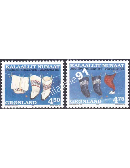Groenland, n° 308 à 309, Collection timbres d'Europe