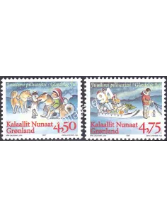 Groenland, n° 292 à 293, Collection timbres d'Europe