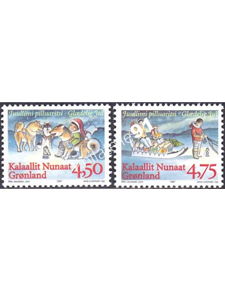 Groenland, n° 292 à 293, Collection timbres d'Europe