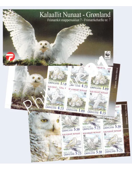 Groenland, Carnet n° 310a, collection timbres Europe