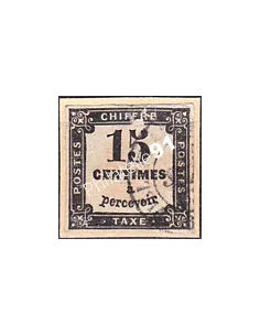 Timbre Taxe n° 3 oblitéré, collection timbres France