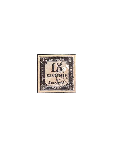 Timbre Taxe n° 3 oblitéré, collection timbres France