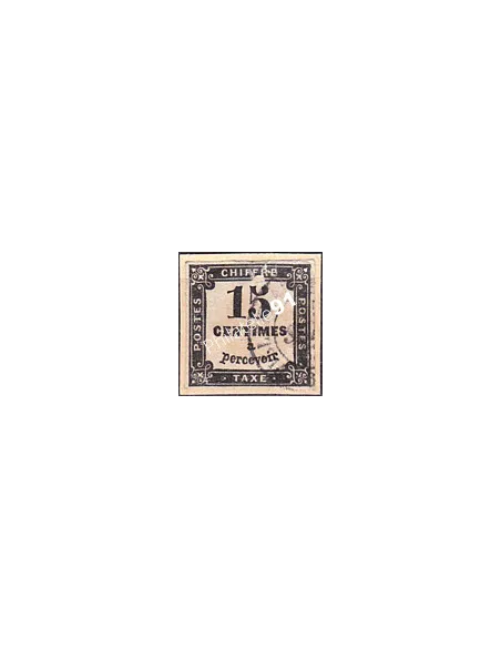 Timbre Taxe n° 3 oblitéré, collection timbres France