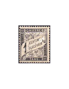 Timbre Taxe n° 10 oblitéré, collection timbres France
