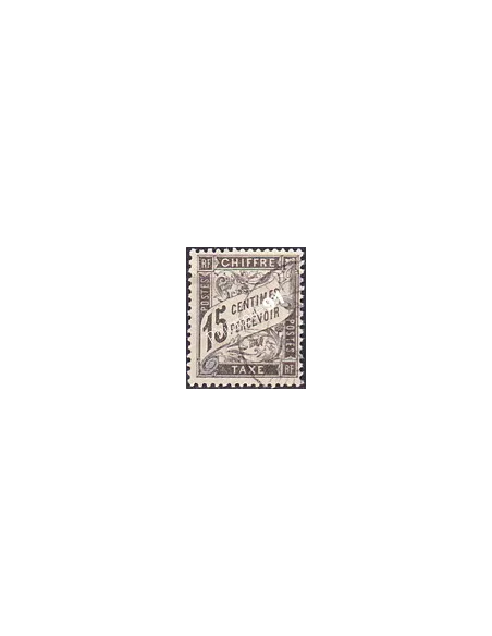 Timbre Taxe n° 16 oblitéré, collection timbres France