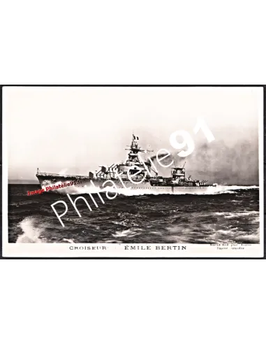 Carte postale - Croiseur -Emile BERTIN- - Flotte française (1)