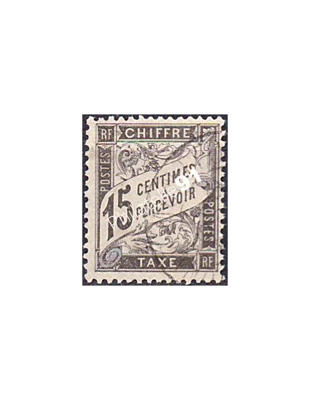 Timbre Taxe n° 16 oblitéré, collection timbres France