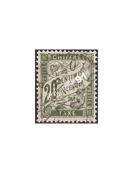 Timbre Taxe n° 31 oblitéré, collection timbres France