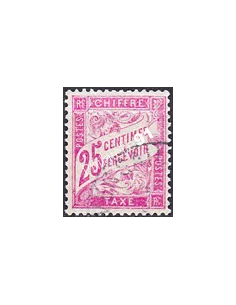 Timbre Taxe n° 32 oblitéré, collection timbres France