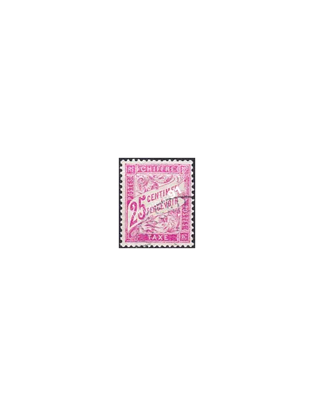 Timbre Taxe n° 32 oblitéré, collection timbres France