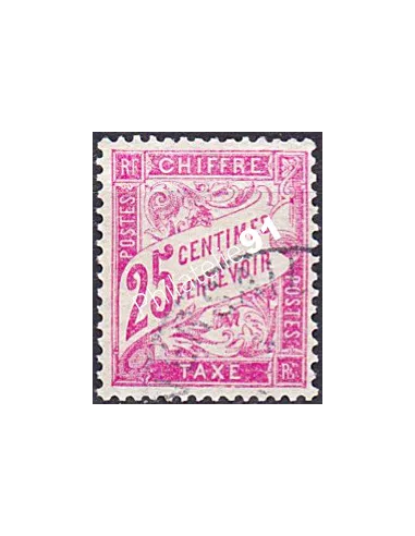 Timbre Taxe n° 32 oblitéré, collection timbres France