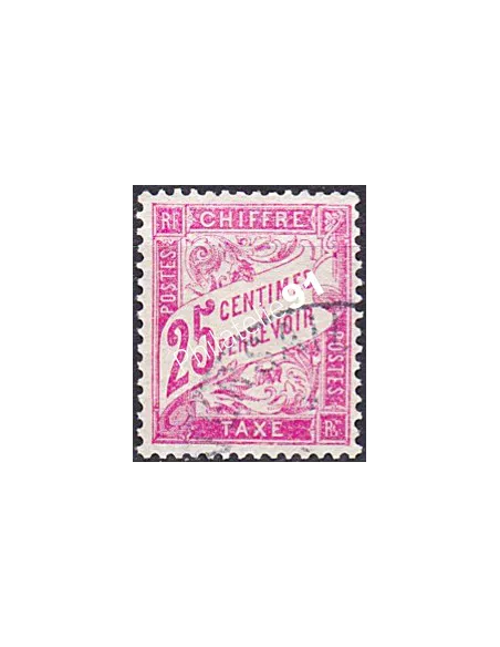 Timbre Taxe n° 32 oblitéré, collection timbres France
