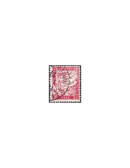 Timbre Taxe n° 33 oblitéré, collection timbres France